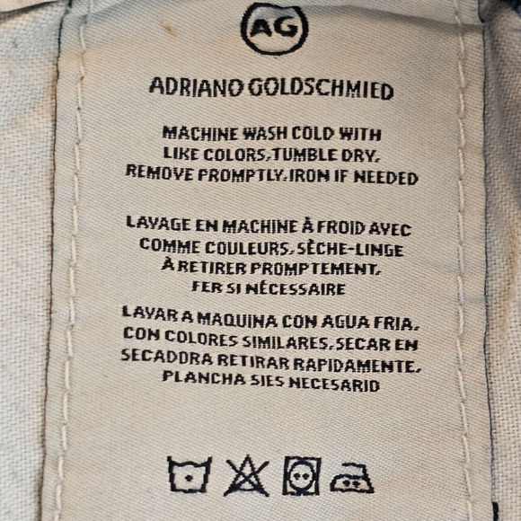 AG Adriano Goldschmied Jeans The Ives Modern Athletic Straight Denim 34R 35x29 - Picture 11 of 13